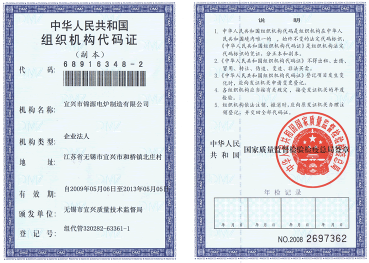 組織機構(gòu)代碼證